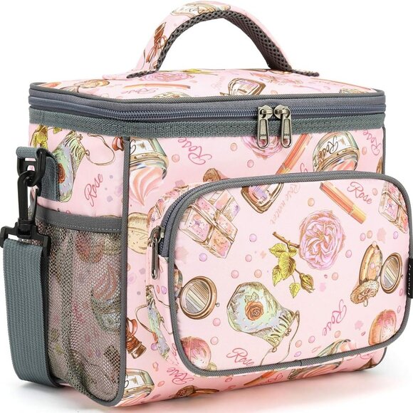 Insulated Reusable Lunch Bag Adult Large Lunch Box for Women and Men with Adjust - Picture 1 of 8